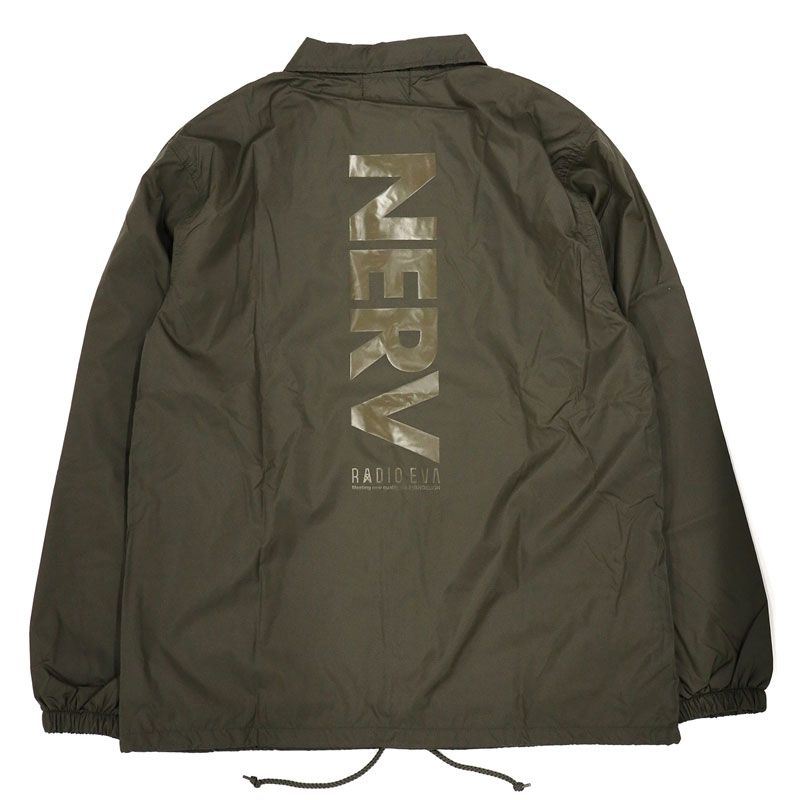 RADIO EVA A128 NERV COACH JACKET/SEAL BROWN
