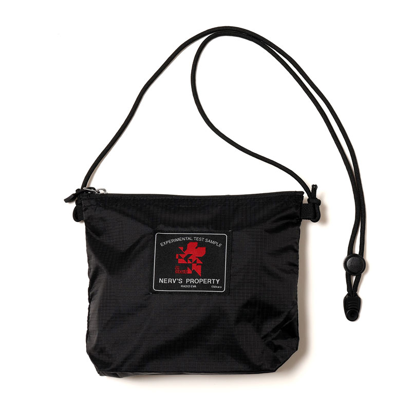 RADIO EVA A132 EVANGELION Ripstop Sacoche/BLACK（NERV）