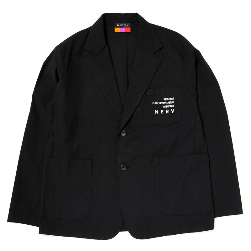 RADIO EVA 142 NERV Embroidery Tailored Jacket/BLACK