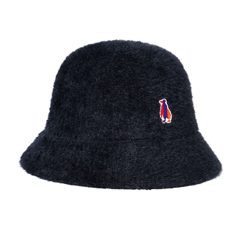RADIO EVA A156 EVANGELION Shaggy Bucket Hat/BLACK