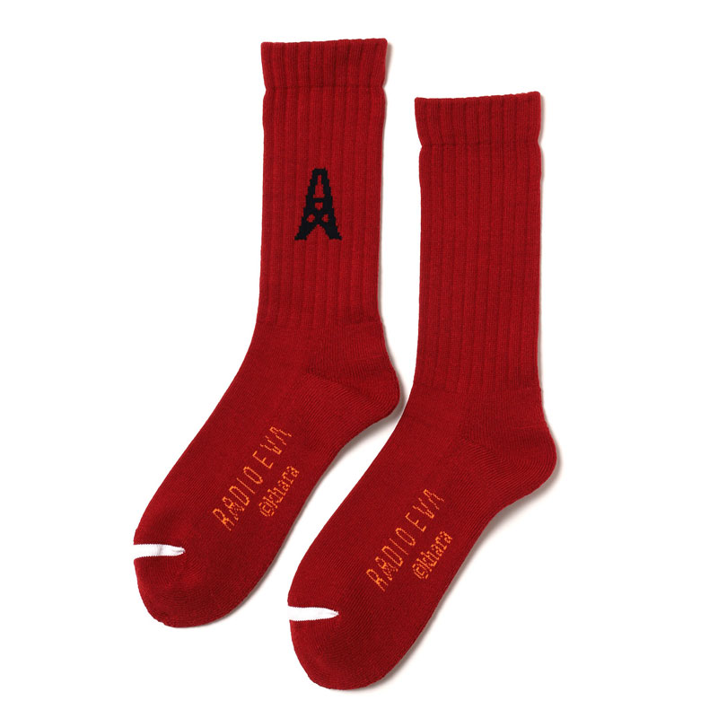 RADIO EVA A190 RADIO EVA ICON SOCKS /RED
