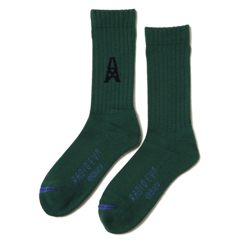 RADIO EVA A190 RADIO EVA ICON SOCKS /GREEN