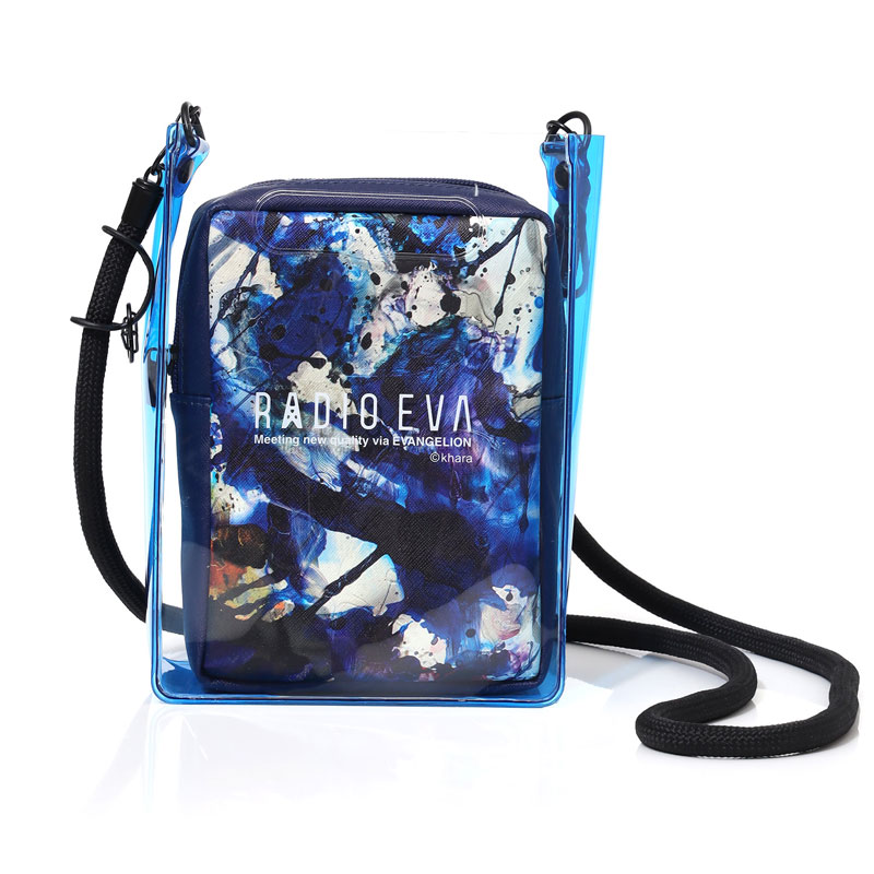 RADIO EVA A178 RADIO EVA PVC Tote Bag/NAVY（Cigarette-burns）
