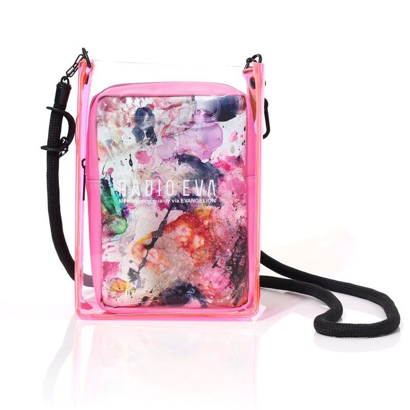 RADIO EVA A178 RADIO EVA PVC Tote Bag/PINK（Cigarette-burns）