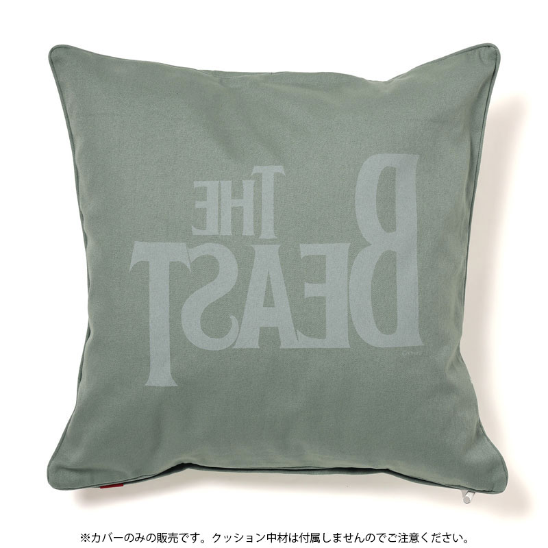 RADIO EVA A172 THE BEAST CANVAS SQUARE CUSHION COVER /GREEN
