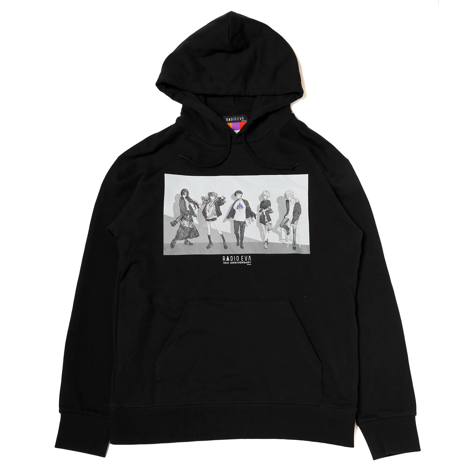 RADIO EVA Illustration Parka δ（Mai Yoneyama）/BLACK(MONO)