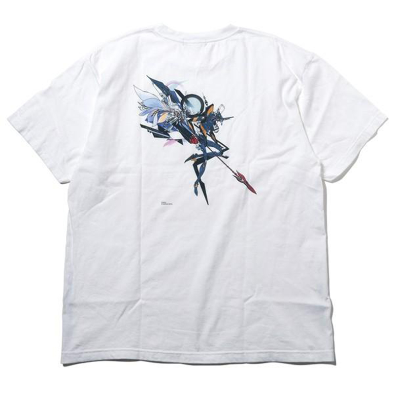 RADIO EVA A303 Abstract EVANGELION T-Shirt β（KENTA KAKIKAWA）/WHITE（Mark.06）