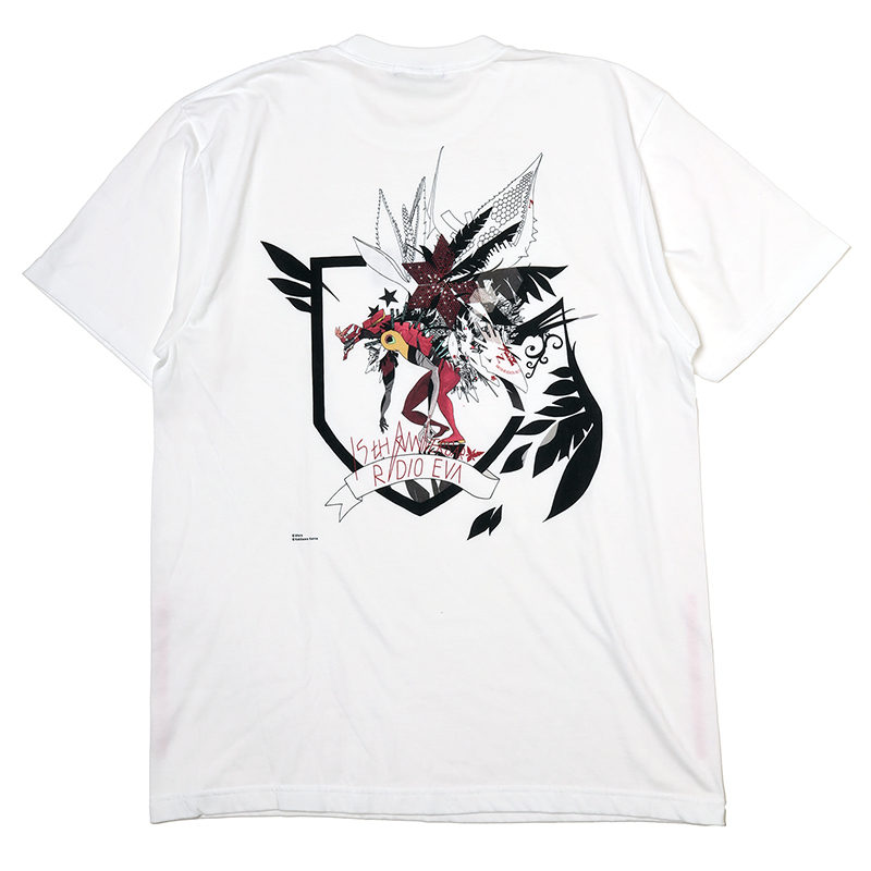 RADIO EVA A303 Abstract EVANGELION T-Shirt β（KENTA KAKIKAWA）/WHITE(2号機(THE BEAST))