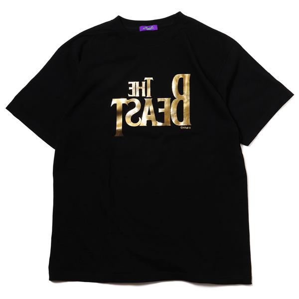 RADIO EVA 712 THE BEAST BIG T-Shirt/BLACK×GOLD