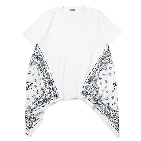 RADIO EVA 810 EVA-01 PAISLEYS BANDANNA BIG T-Shirt/WHITE