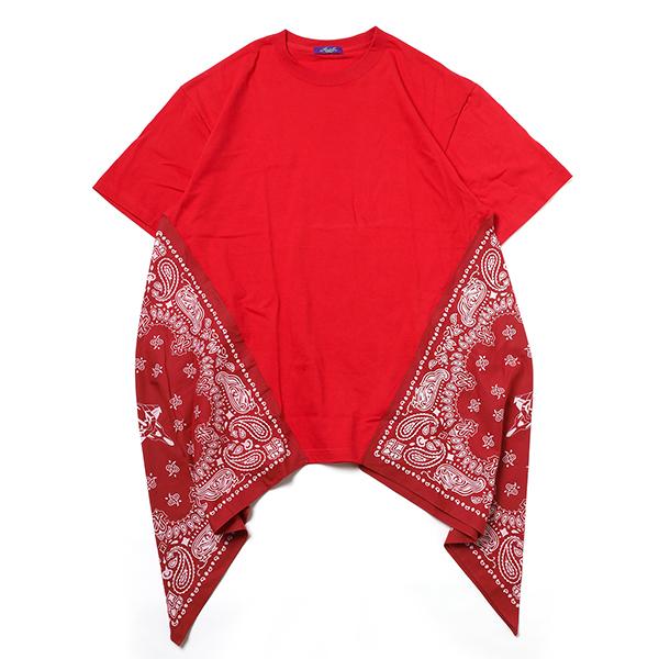 RADIO EVA 810 EVA-01 PAISLEYS BANDANNA BIG T-Shirt/RED