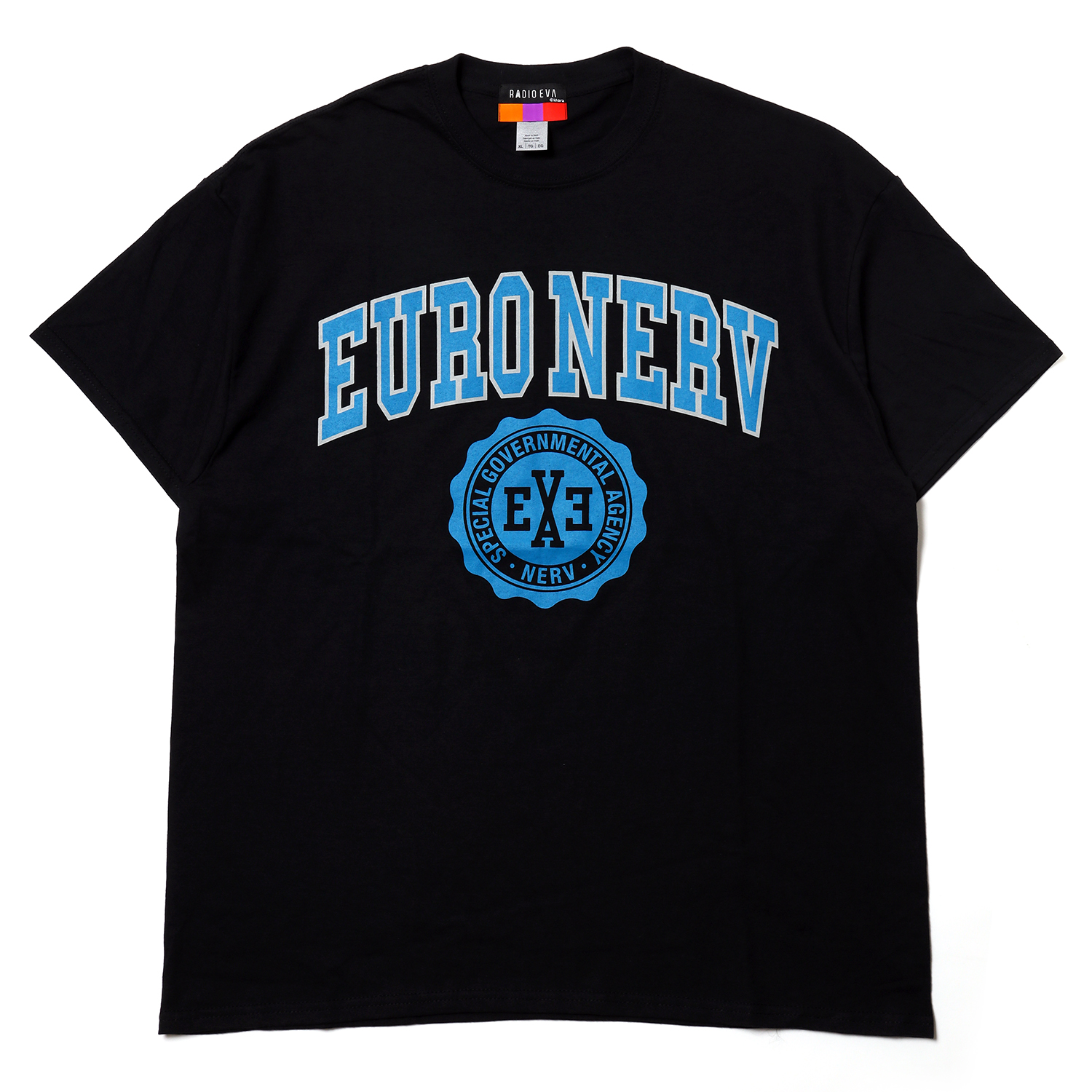 RADIO EVA 841 EURO NERV COLLEGE T-Shirt/BLACK