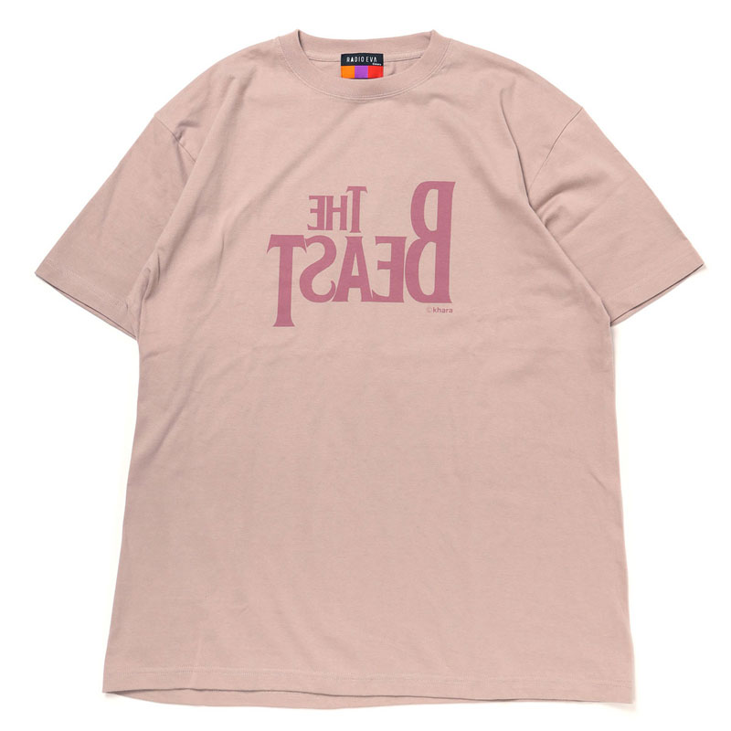 RADIO EVA A102 THE BEAST T-Shirt β/SMOKY PINK