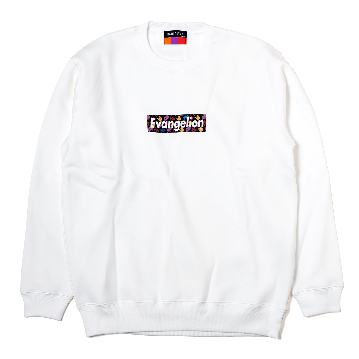 RADIO EVA A197 EVANGELION BOX LOGO SWEAT/WHITE