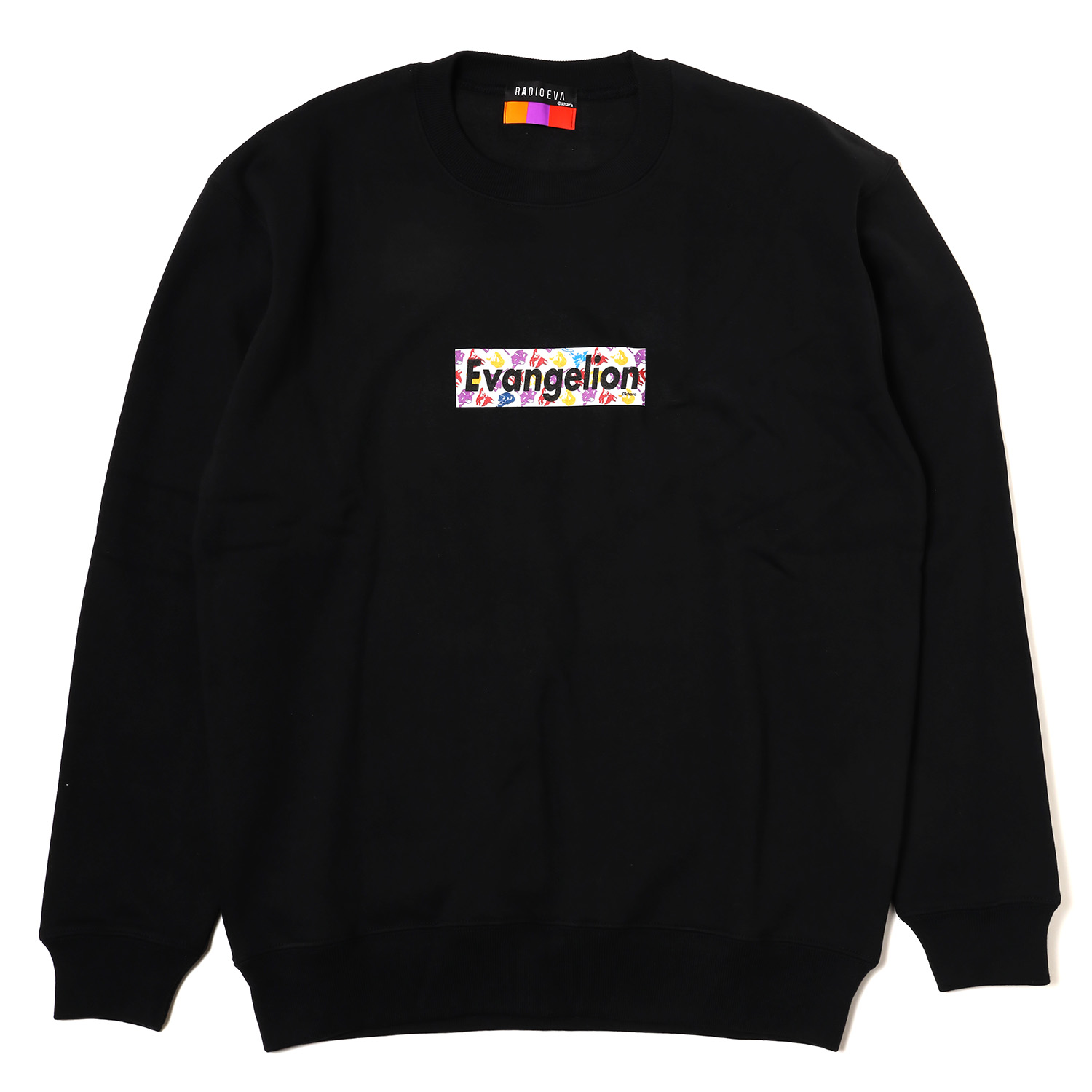 RADIO EVA A197 EVANGELION BOX LOGO SWEAT/BLACK