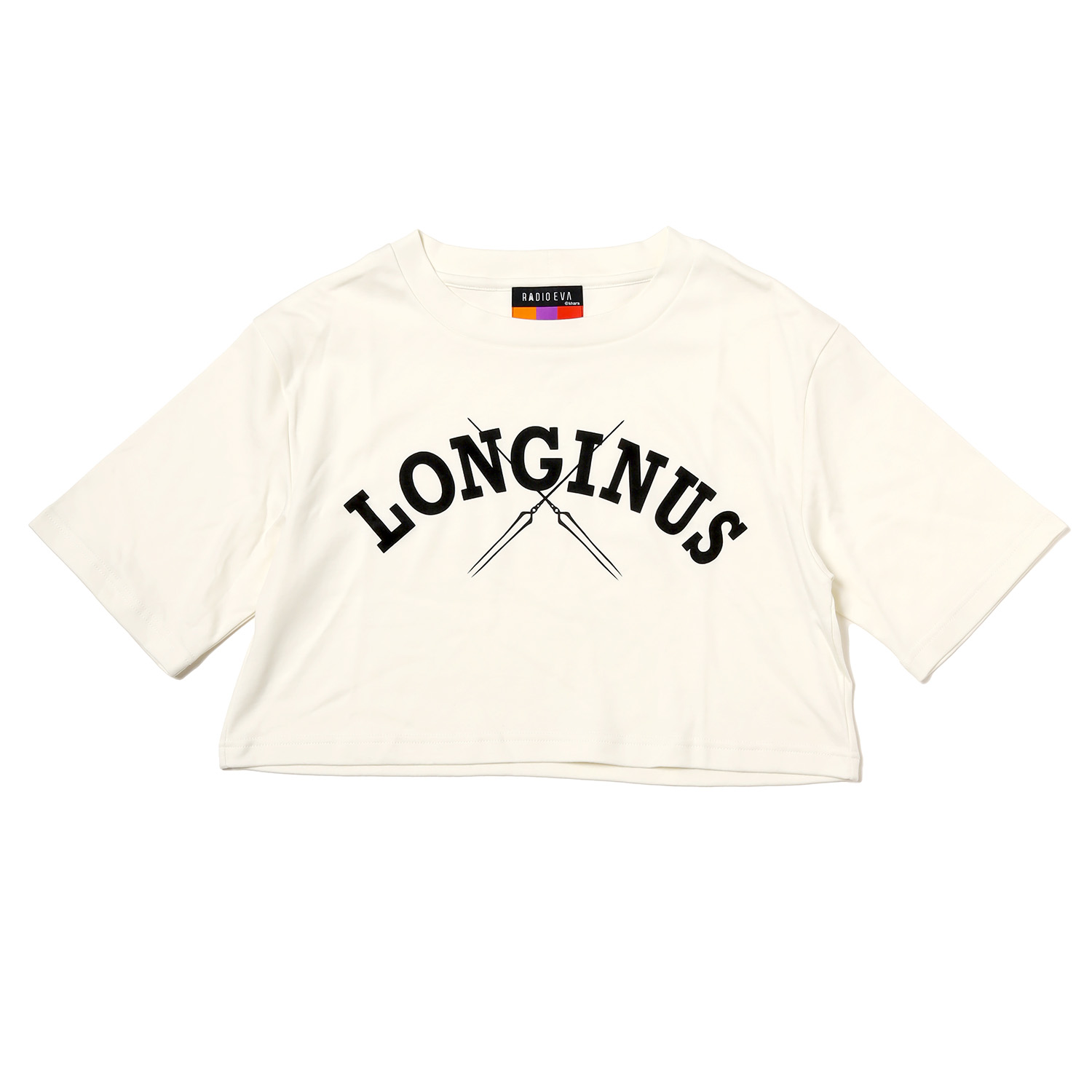 RADIO EVA A204 Longinus Cropped T-Shirt/OFF WHITE