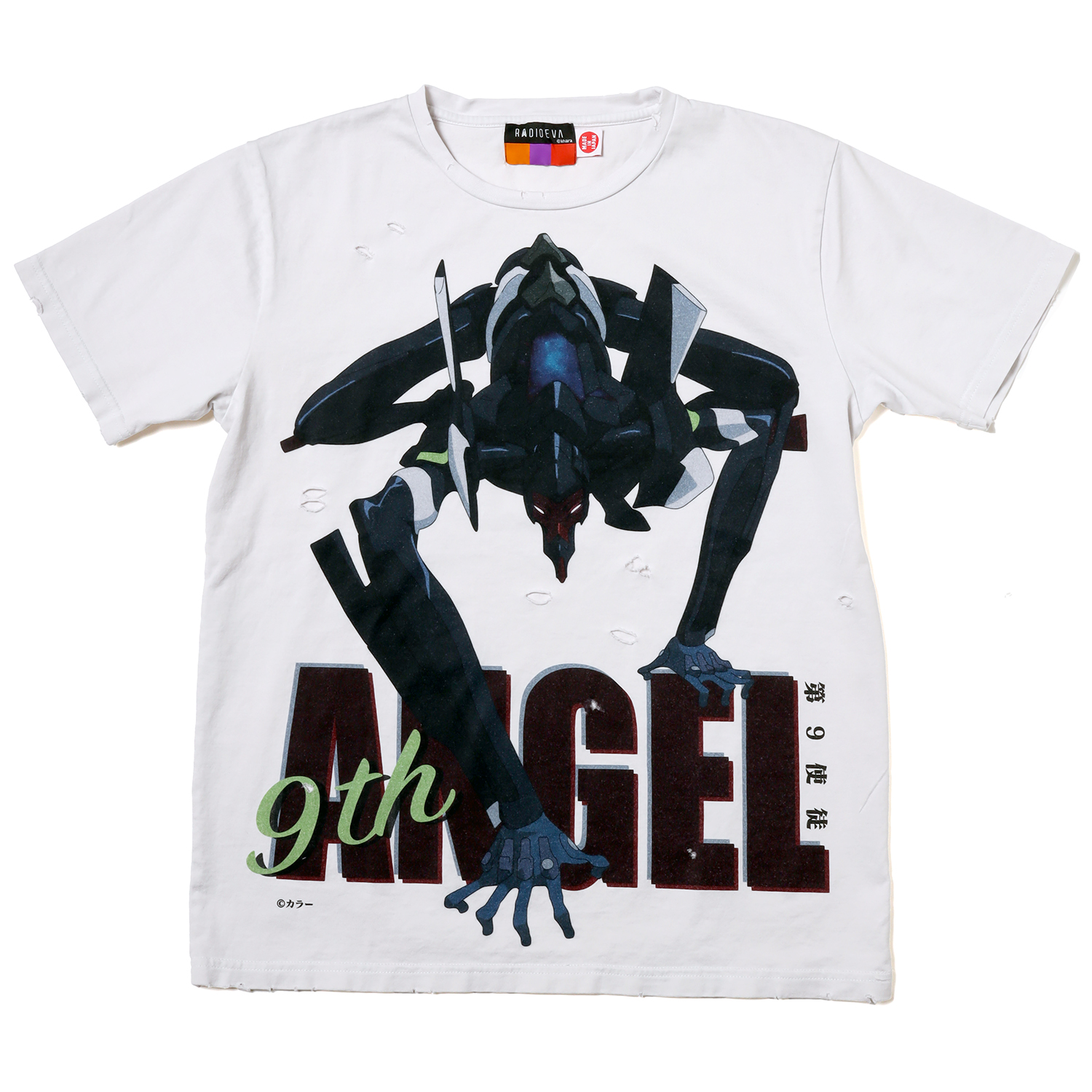 RADIO EVA A209 RADIO EVA VINTAGE CHARACTER T-Shirt/WHITE/第9使徒