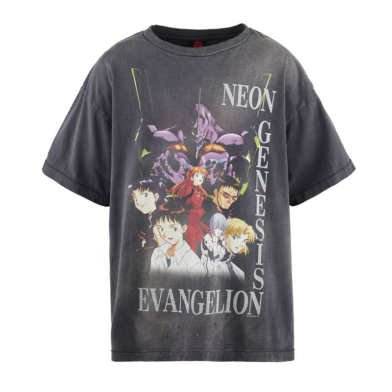 RADIO EVA A183 EVANGELION NEONGENESIS T-Shirt by SAINT Mxxxxxx/BLACK
