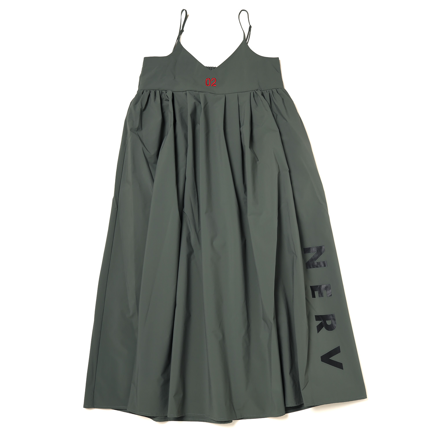 RADIO EVA A221 NERV Camisole Dress/OLIVE