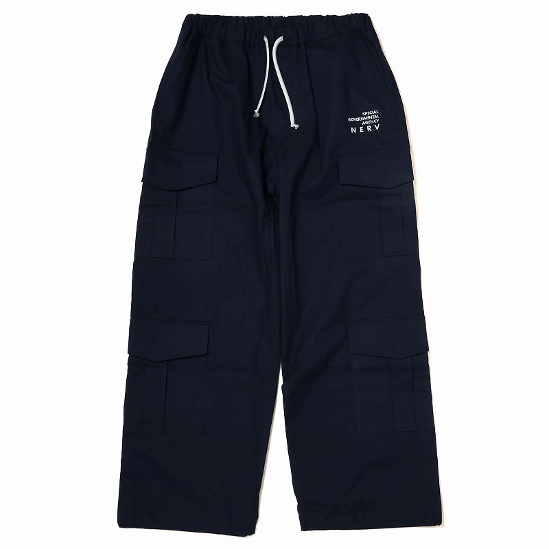 RADIO EVA A236 NERV WIDE CARGO PANTS /NAVY