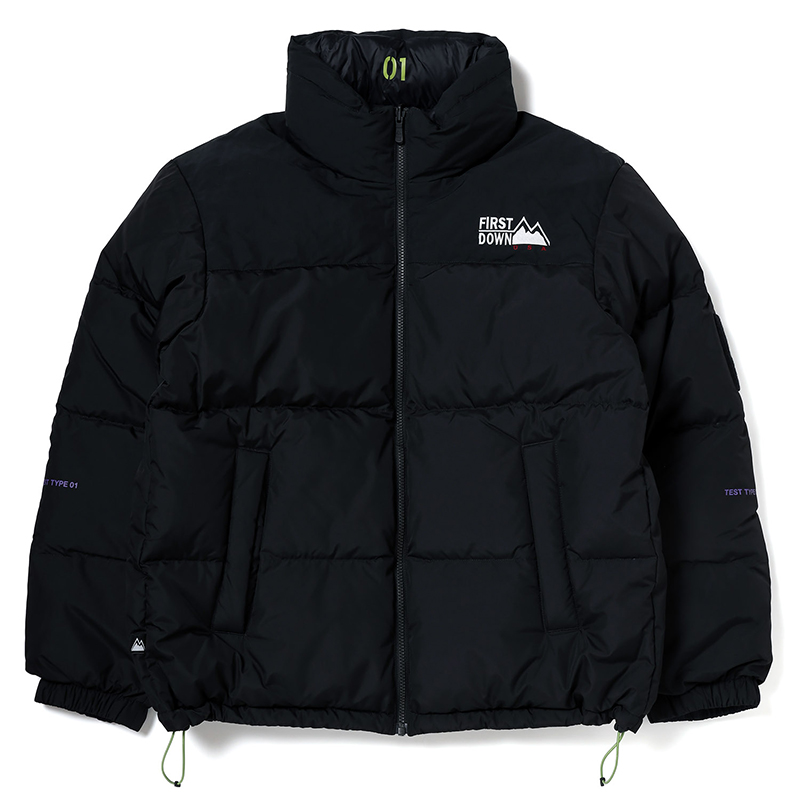 RADIO EVA A245 EVANGELION REVERSIBLE BUBBLE DOWN JACKET by FIRST DOWN/BLACK×BLACK