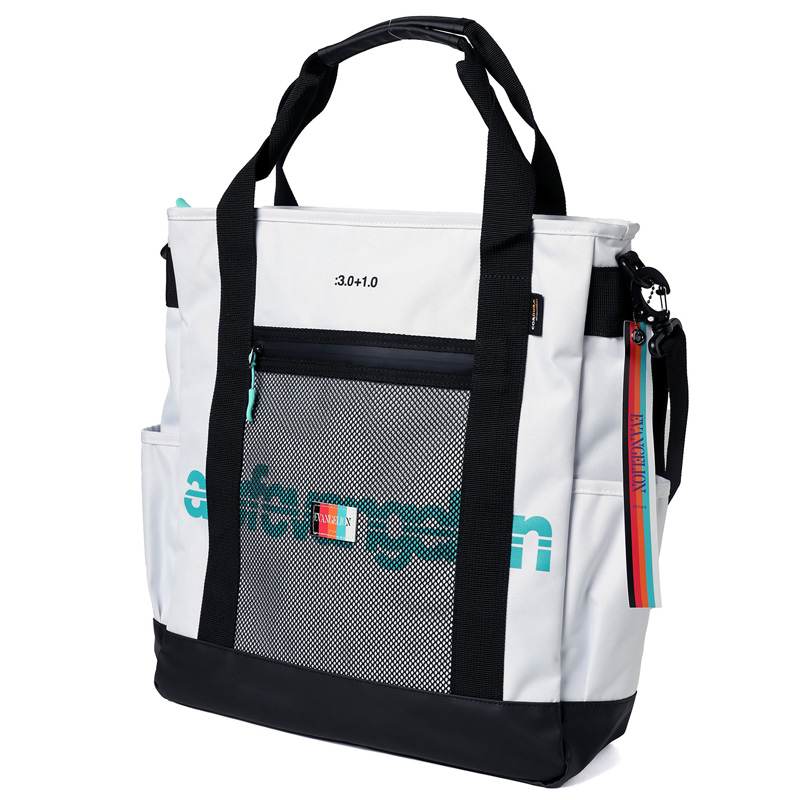 RADIO EVA A256 EVANGELION SHIN TOTE BAG by FIRE FIRST/WHITE