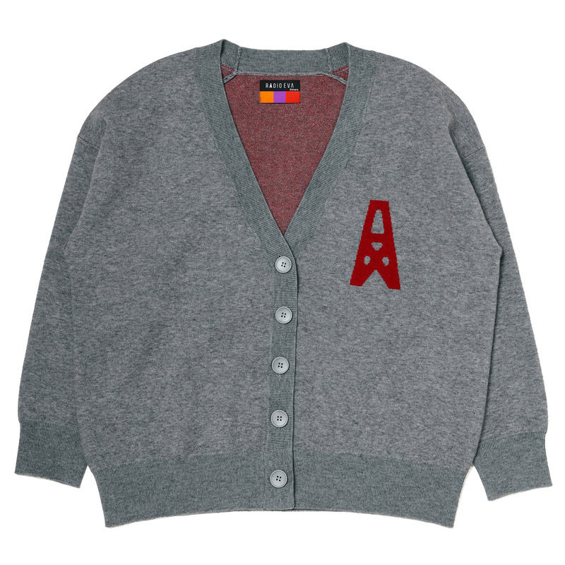 RADIO EVA A237 ICON CARDIGAN/GRAY