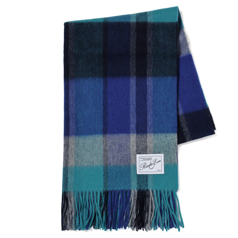 RADIO EVA A267 EVANGELION Traditional Stole γ/BLUE