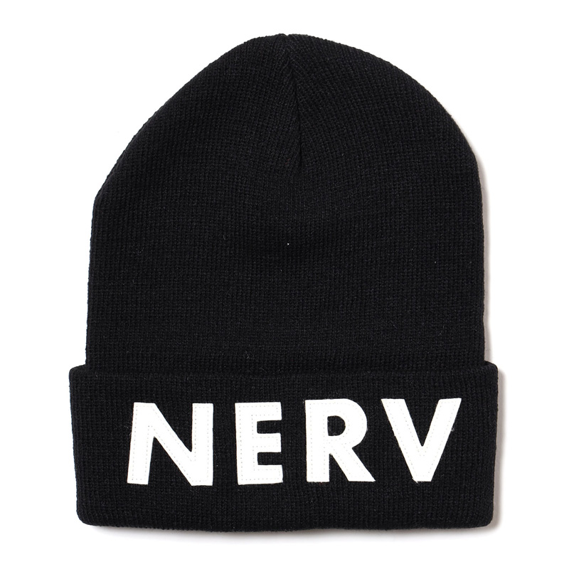 RADIO EVA A264 NERV KNIT CAP /BLACK(WHITE)