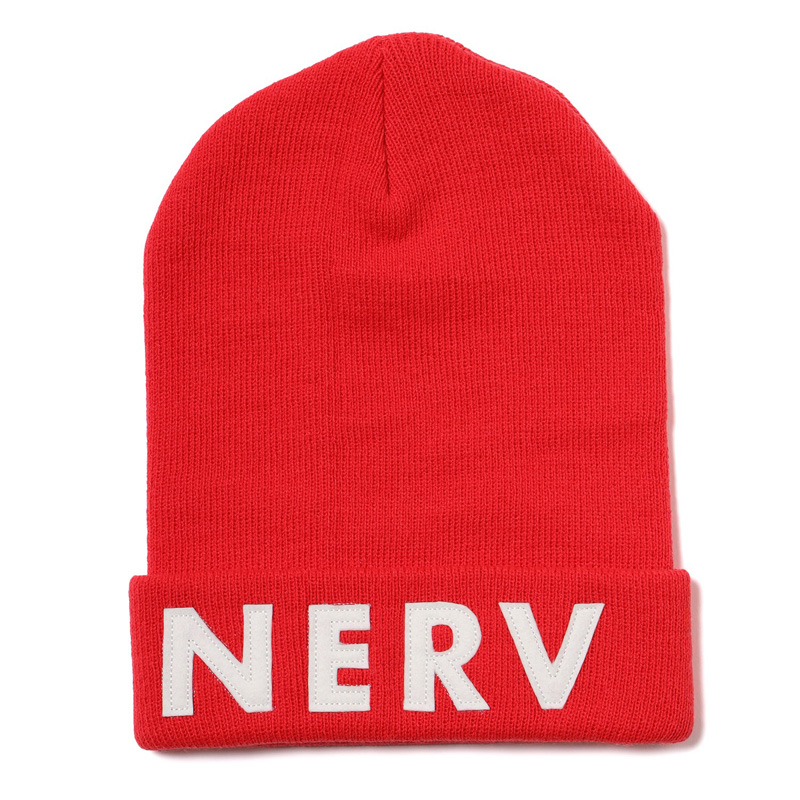 RADIO EVA A264 NERV KNIT CAP/RED