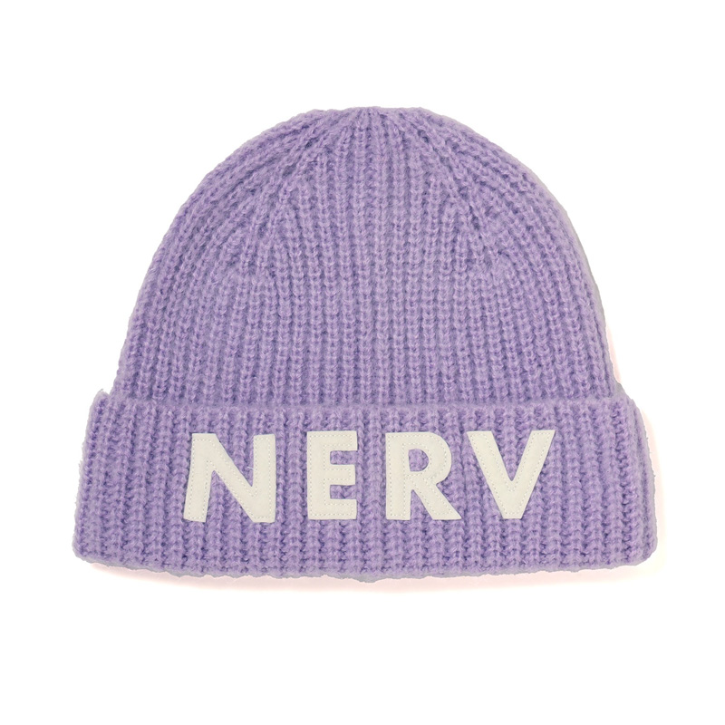 RADIO EVA A280 NERV Hairy Knit Cap /LAVENDER