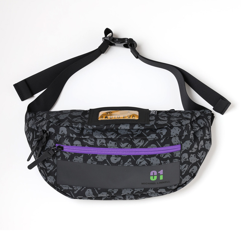 RADIOEVA A271 RADIO EVA x MICHAEL LINNELL WAIST BAG/PURPLE（01）