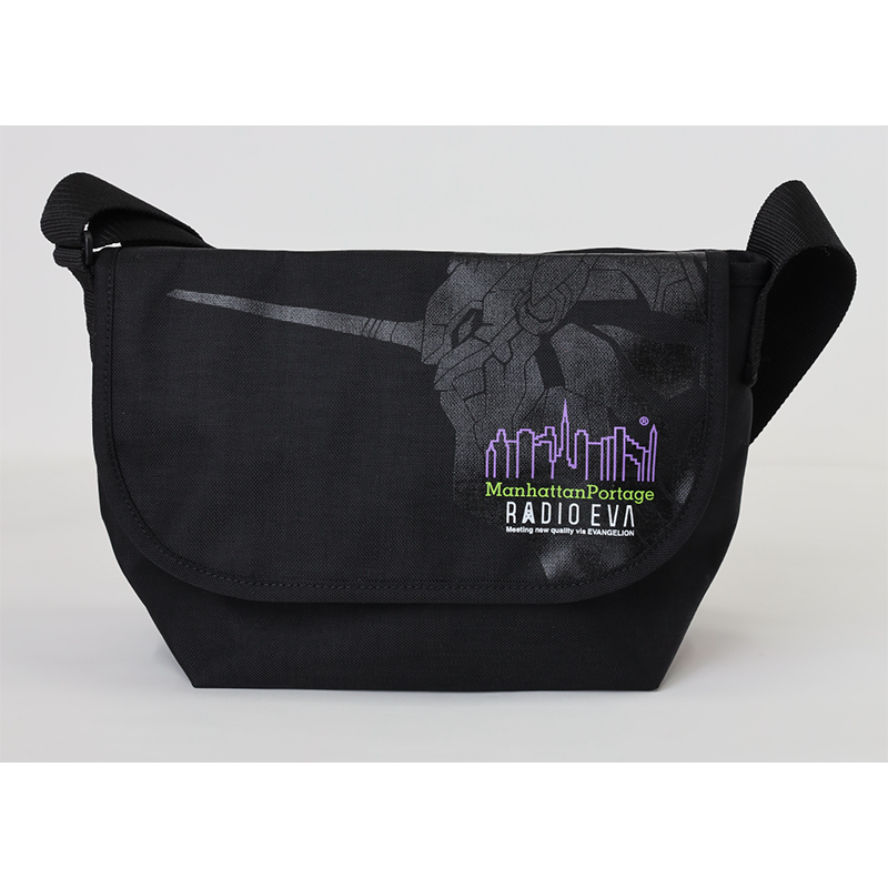 【RADIO EVA"THE 30"】C020 EVANGELION Casual Messenger Bag(M)by Manhattan Portage/BLACK