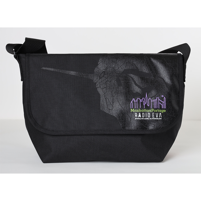 【RADIO EVA"THE 30"】C021 EVANGELION Casual Messenger Bag（L）by Manhattan Portage/BLACK