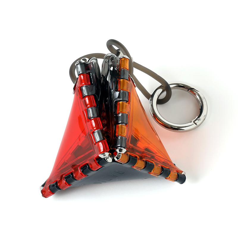 【RADIO EVA"THE 30"】C033 EVANGELION SAMOSA CHARM by 52 BY HIKARUMATSUMURA/RED×ORANGE（02）