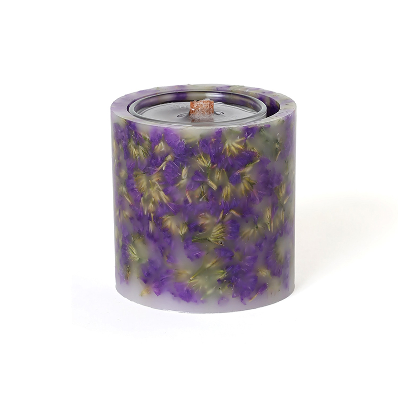 【RADIO EVA"THE 30"】C022 EVANGELION Flower Aroma Candle（Takibi）by soli/PURPLE
