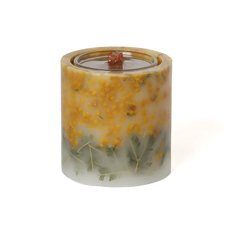 【RADIO EVA"THE 30"】C022 EVANGELION Flower Aroma Candle（Takibi）by soli/YELLOW