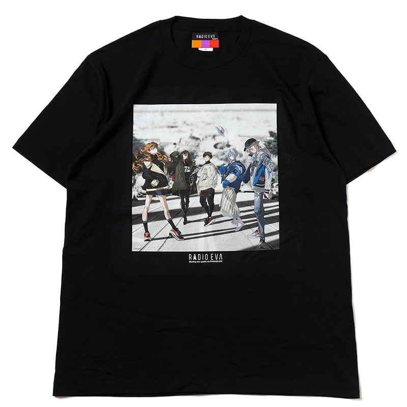 RADIO EVA 886 RADIO EVA Illustration T-Shirt α（Mai Yoneyama）/BLACK（COLOR）