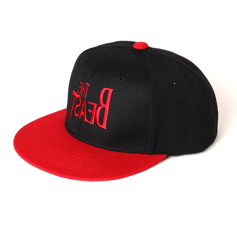 RADIO EVA A005 THE BEAST Embroidery Cap/BLACK×RED/FREE