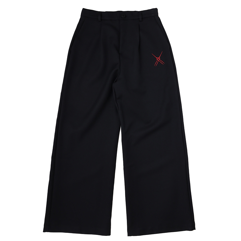 RADIO EVA A313 Longinus TUCK PANTS/BLACK [お届け予定：2025年11月下旬]
