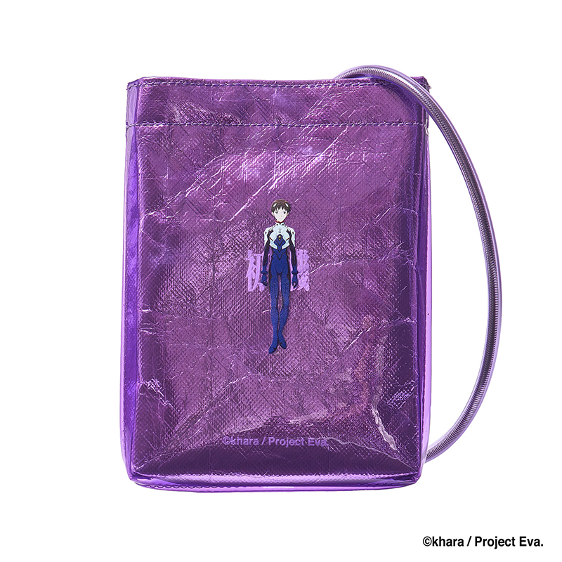 【RADIO EVA"THE 30"】C056 EVANGELION B6 BAG by nana-nana/PURPLE [お届け予定：2026年2月中旬]