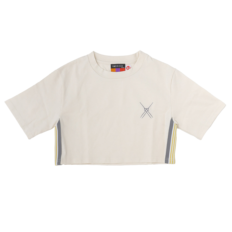 RADIO EVA A331 EVANGELION Jacquard Cropped T-Shirt/CREAM（EVA-00） [お届け予定：2026年2月下旬]
