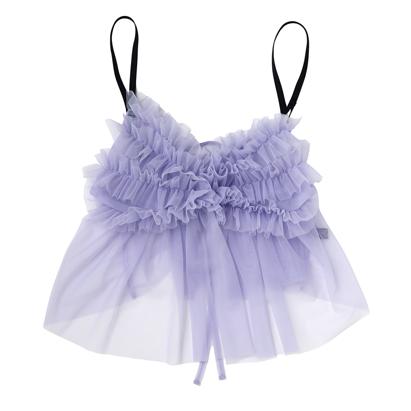 RADIO EVA A326 EVANGELION Tulle Camisole/PURPLE
