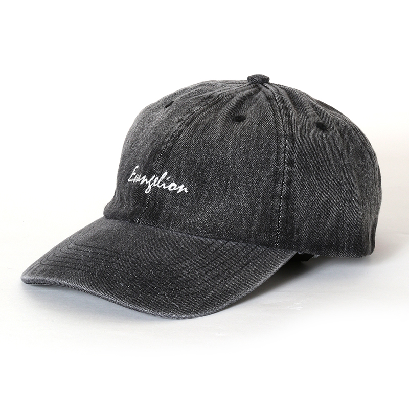 RADIO EVA 479 EVANGELION Denim Washed Cap/BLACK INDIGO [お届け予定：2026年3月中旬]