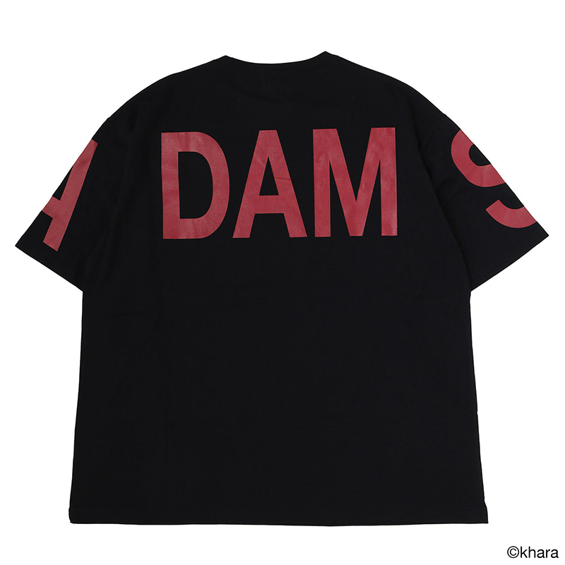 RADIO EVA 695 ADAMS T-Shirt/BLACK×RED [お届け予定：2026年6月中旬]