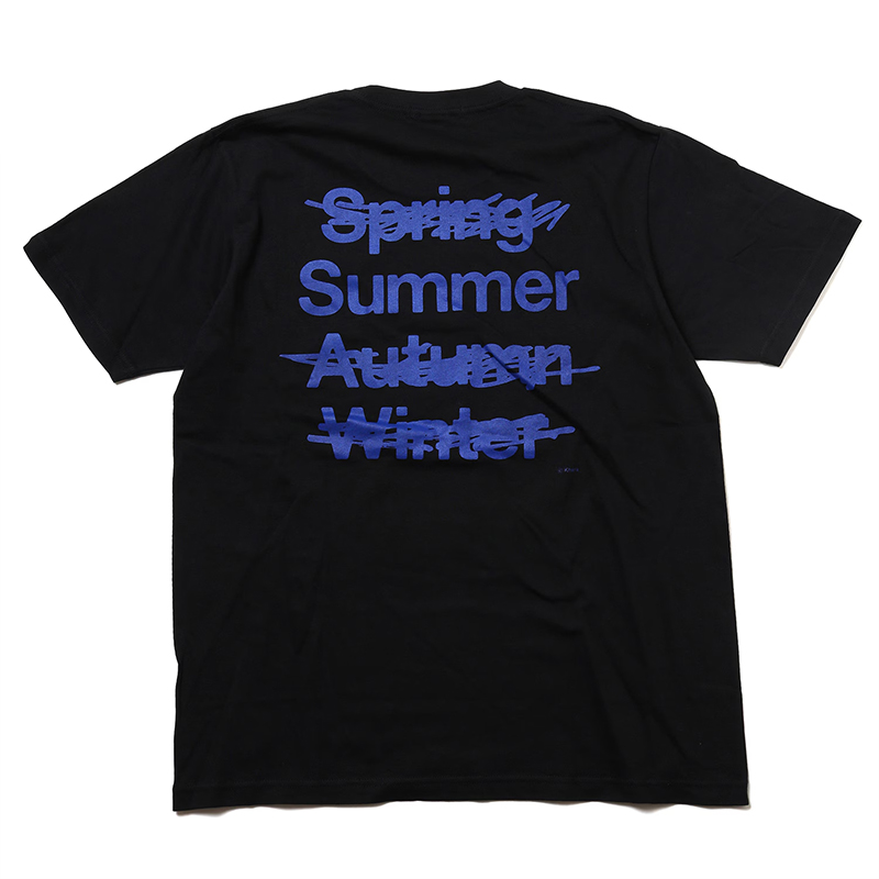 RADIO EVA 572 NEW ONLY SUMMER T-Shirt/BLACK×BLUE