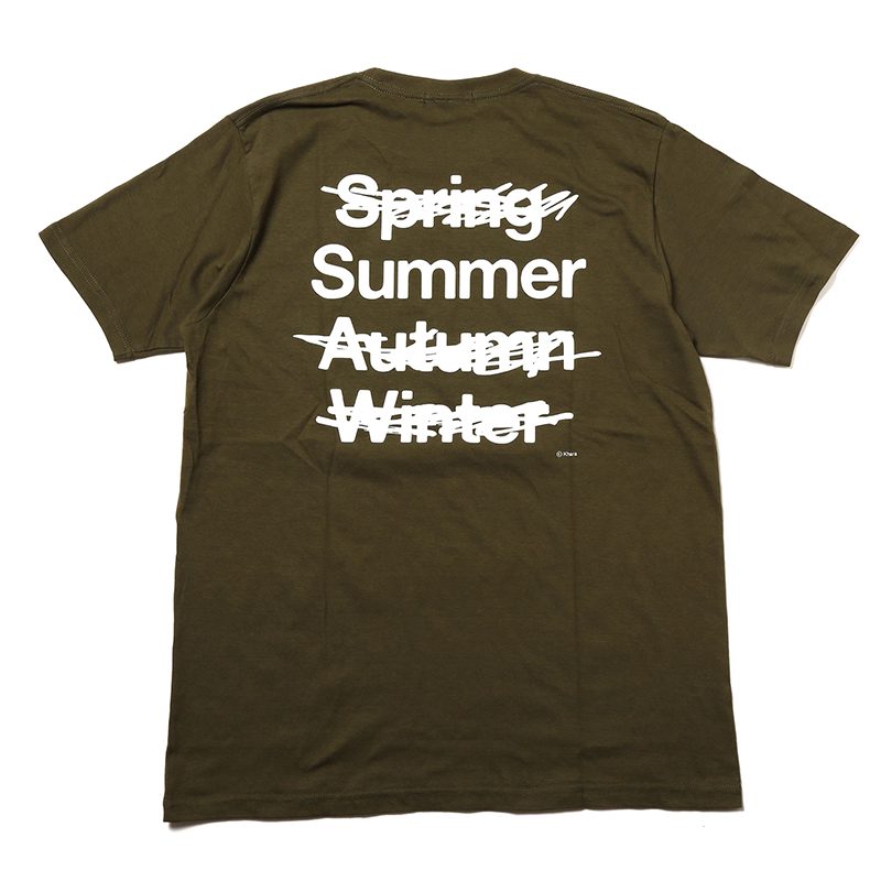 RADIO EVA 572 NEW ONLY SUMMER T-Shirt/OLIVE×WHITE