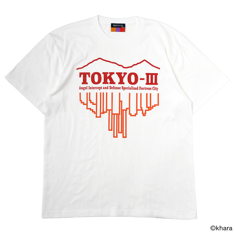 RADIO EVA A345 TOKYO-III CITY T-Shirt/WHITE [お届け予定：2026年8月下旬]
