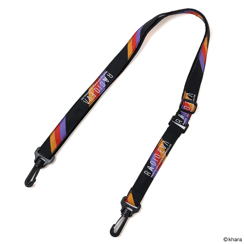 RADIO EVA A348 RADIO EVA MULTI STRAP（LONG）/BLACK [お届け予定：2026年11月上旬]