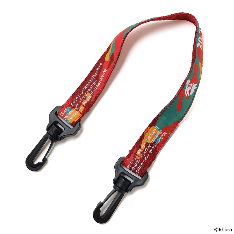 RADIO EVA A349 RADIO EVA MULTI STRAP（SHORT）/RED [お届け予定：2026年11月上旬]